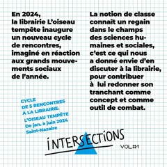 Intersection, épisode 2 : rencontre avec Etienne Penissat