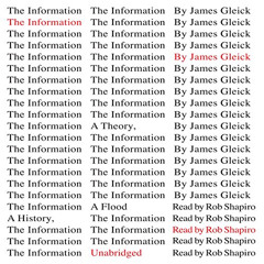 [Download] PDF 📗 The Information: A History, a Theory, a Flood by  James Gleick,Rob