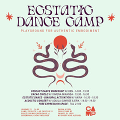 Ecstatic dance CAMP with Binaural activation, Mexico