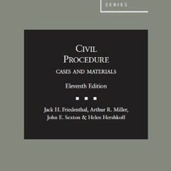 Read EPUB KINDLE PDF EBOOK Civil Procedure: Cases and Materials, 11th Edition (Americ