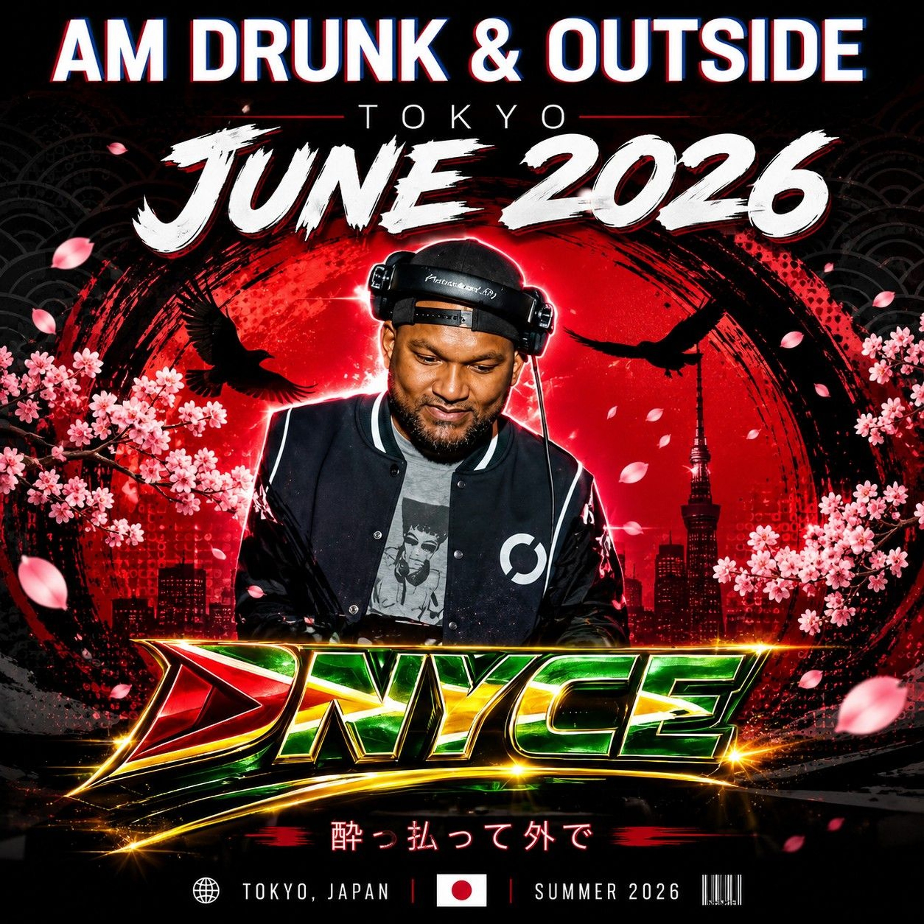 AM DRUNK & OUTSIDE IN TOKYO JUNE 2026 episode artwork