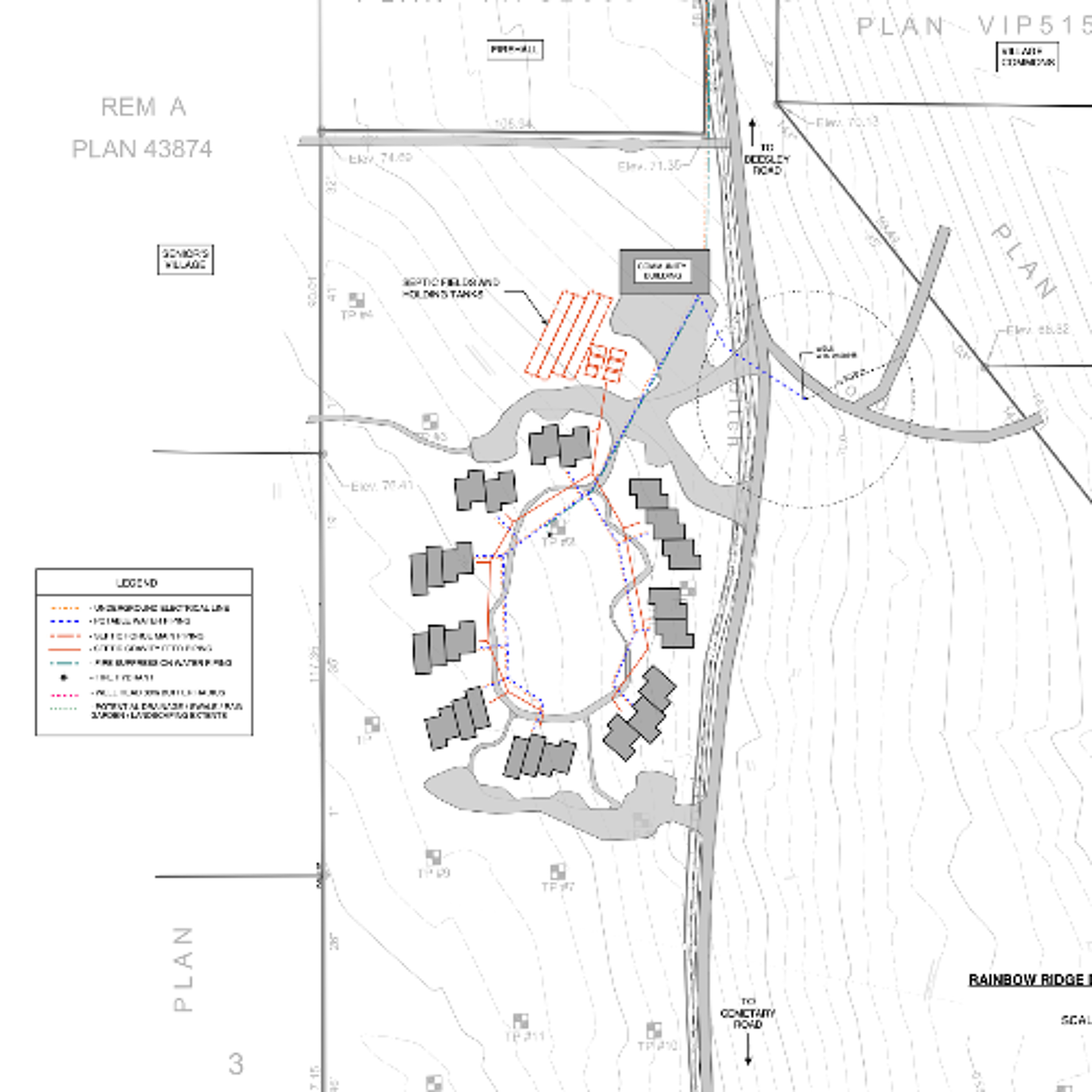 Phase One At Rainbow Ridge_ Boundaries With The Senior's Village And Firehall