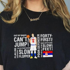 Denver Nuggets Nikola Joki 15 Out Of Shape Can’t Jump Shirt
