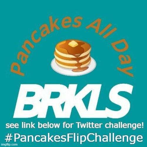 BRKLS #PancakesFlipChallenge (Twitter)
