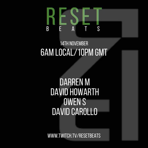 David Carollo @ Reset Beats (14.11.2020)