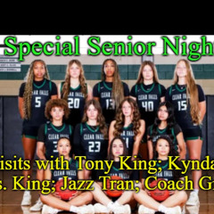 SPECIAL VISIT with  Tony King; #13 Kyndall; Kimberley;#12 Jazzmyn; Coach Graves  at   Senior Night  2/10/26