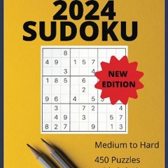 Ebook PDF  ⚡ 2024 Sudoku Large Print: Sudoku Puzzles for Adults and Seniors, Medium To Hard, With