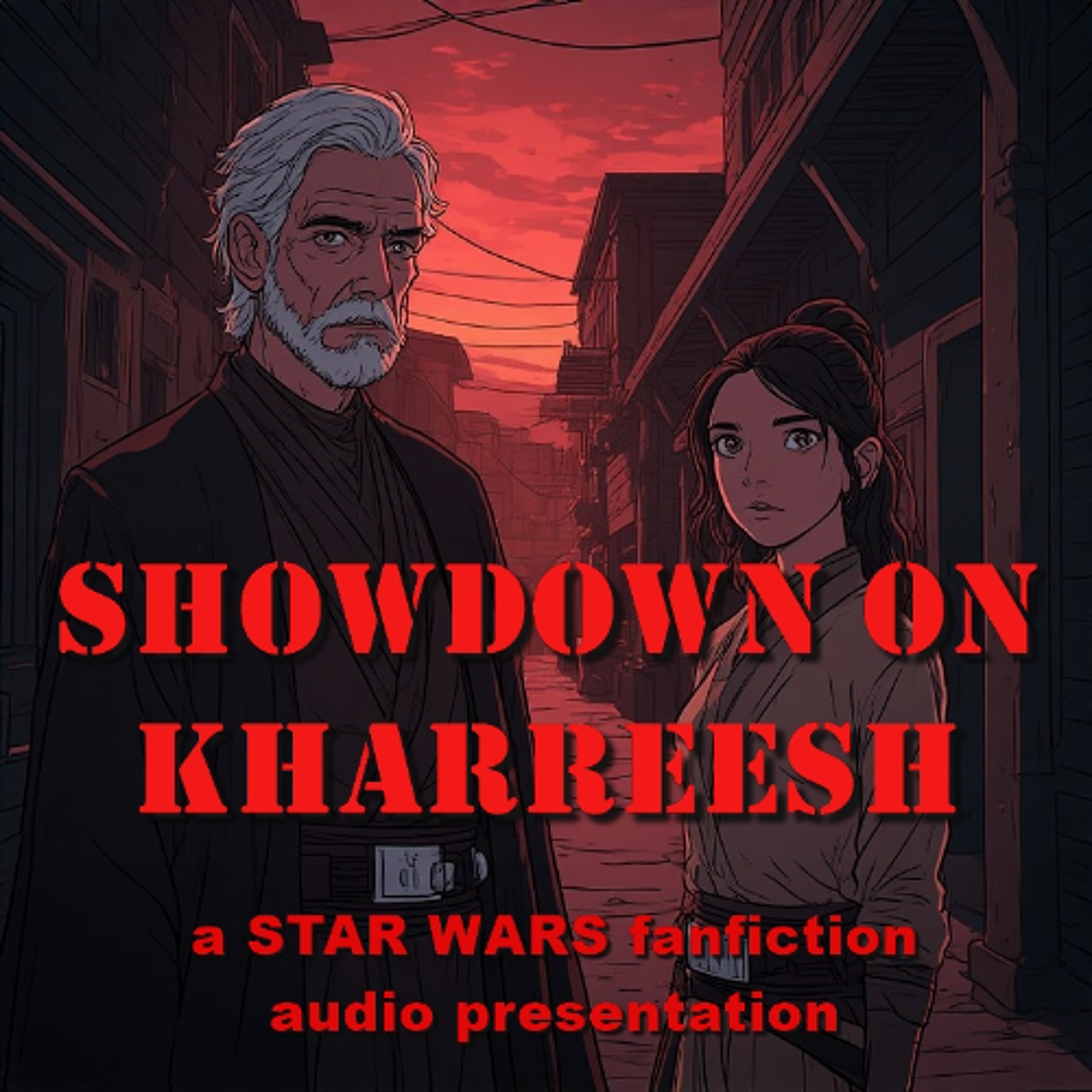 Showdown on Kharreesh - a STAR WARS fanfiction audio presentation episode artwork