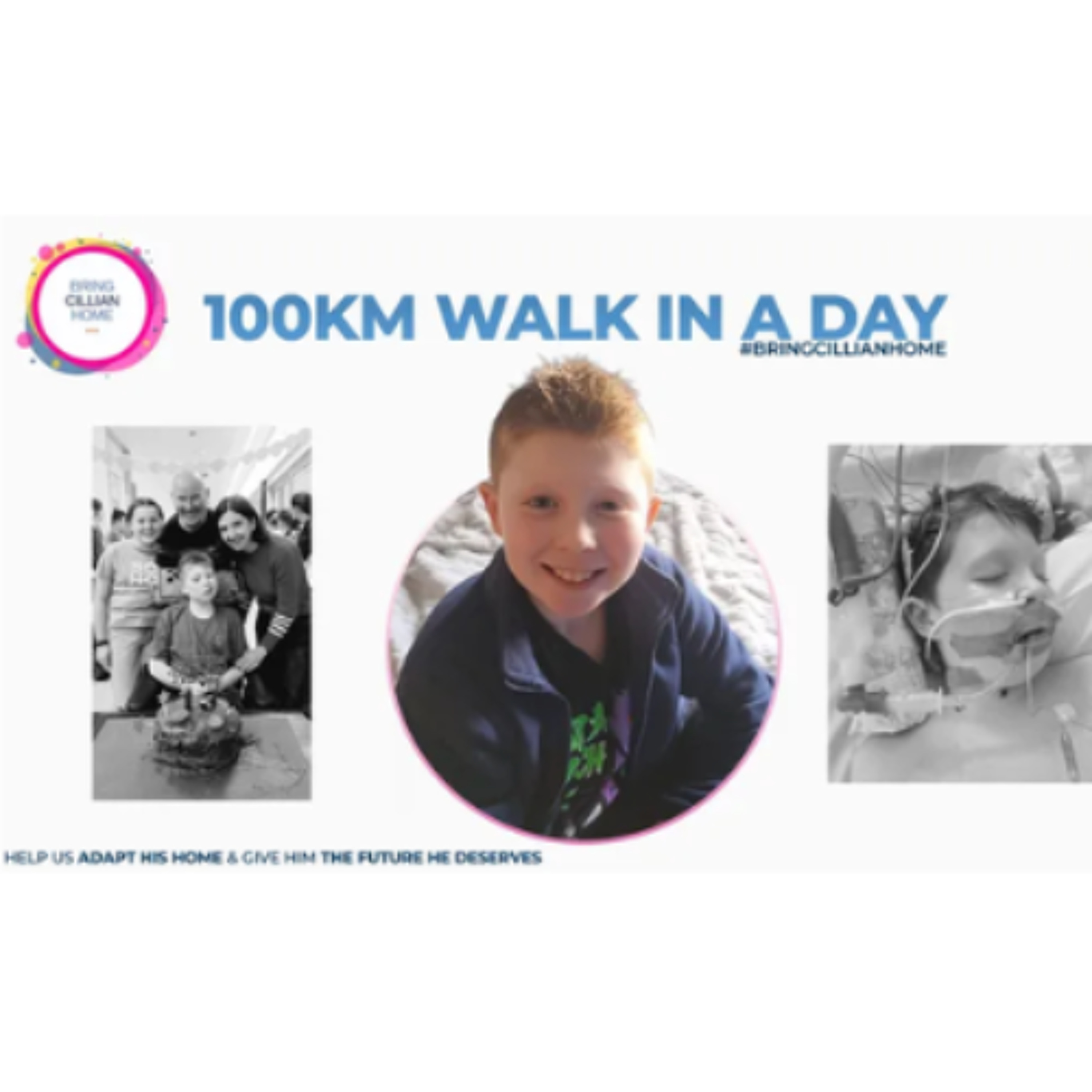 Family Friend To Walk 100k To Raise Funds For Clare Child Who Suffered Life Changing Brain Injury