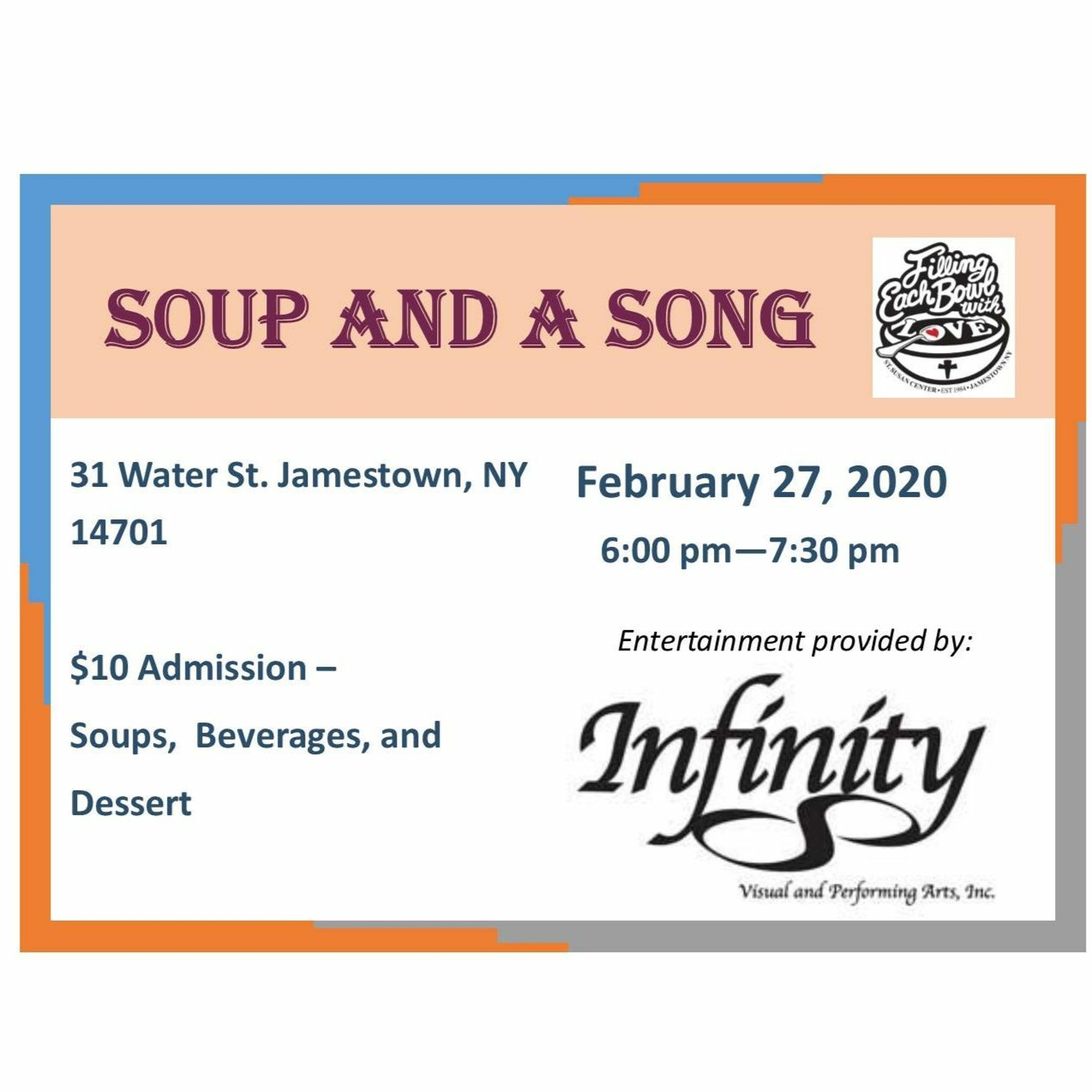 Arts on Fire - Bonnie Scott-Sleight and Jim Holler Preview Soup & A Song ft. Infinity