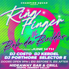 RING FINGER VS BOB THE BUILDER LIVE MIX 14/06/25
