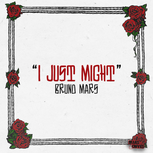 I Just Might by Bruno Mars cover artwork