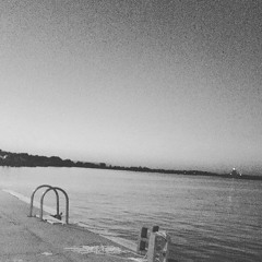 streetlight at the river docks