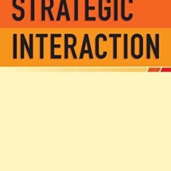 [READ] PDF EBOOK EPUB KINDLE Strategic Interaction by  Erving Goffman 📥