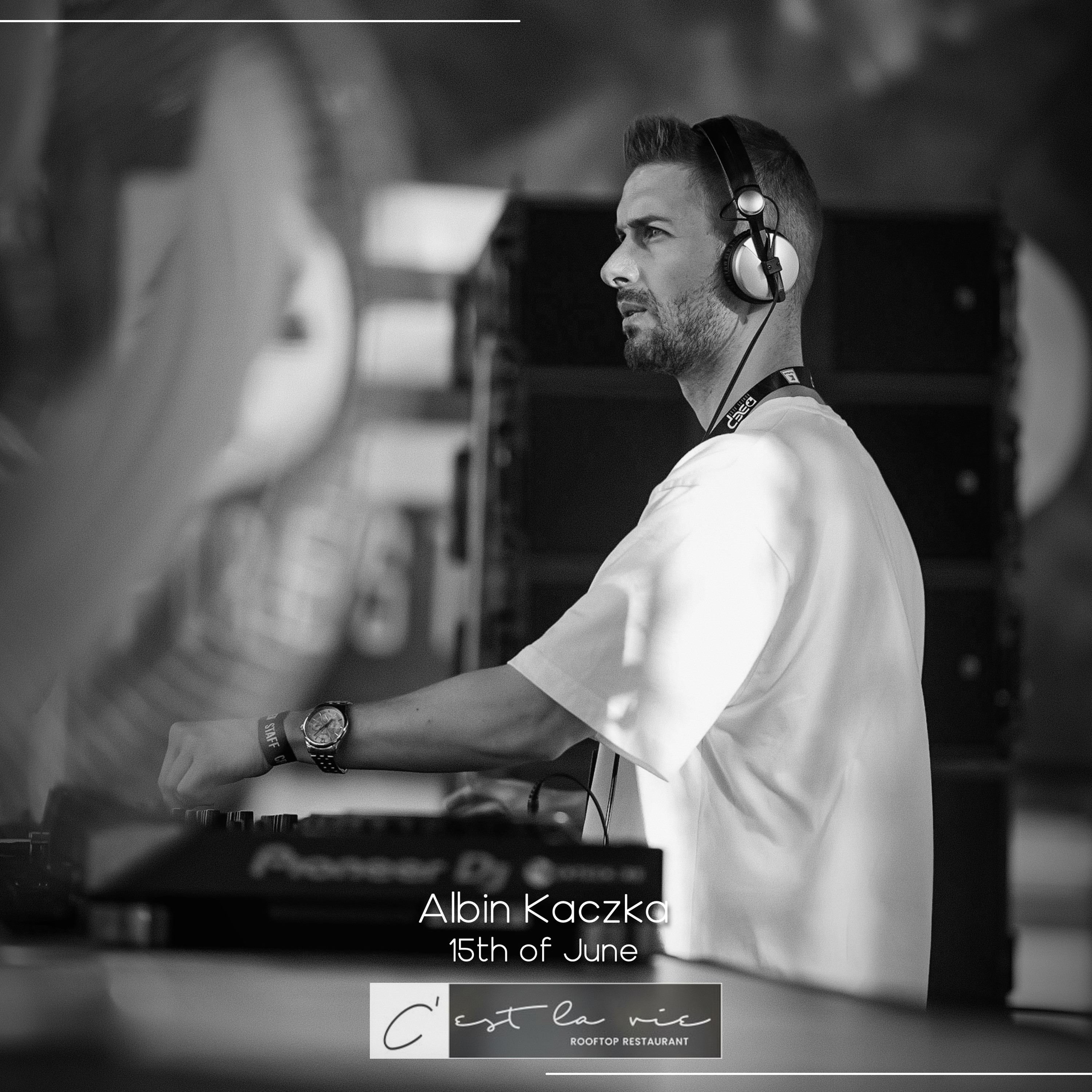 Albin Kaczka LIVE @ C'est La Vie Rooftop, Cluj-Napoca - JUNE 2024 (Deep House, Nu-Disco)