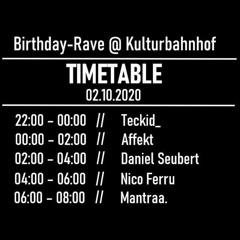Affekt @ Kulturbahnhof - Cedi And Michi Bday Rave