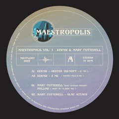 PREMIERE: Marc Cotterell - Follow (Feat. Venessa Jackson) [Maestropolis Records]