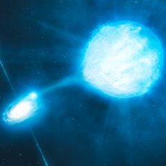 A star dying in a black hole