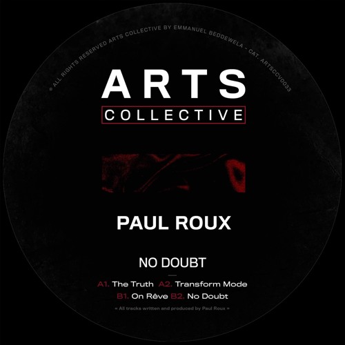 Paul Roux - No Doubt EP (ARTSCCV033)