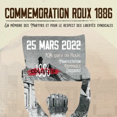 1886-2022 : manifestation à Roux