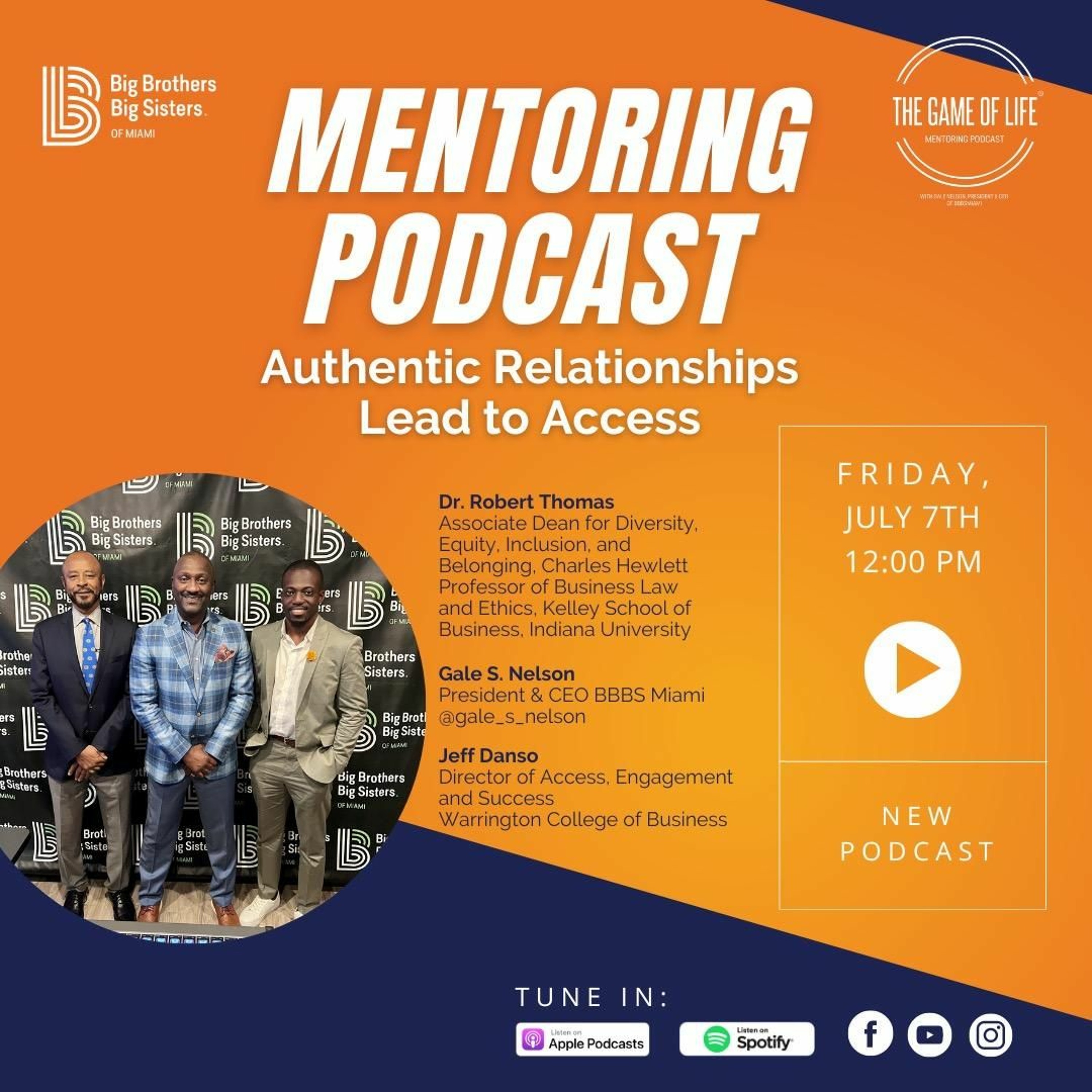 The Game Of Life Podcast | " Authentic Relationships Lead to Access " episode artwork