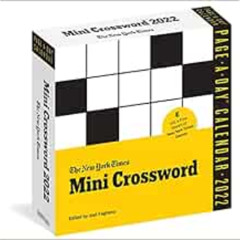 Get EBOOK ✏️ The New York Times Mini Crossword Page-A-Day Calendar for 2022: 365 Days