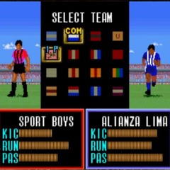 Super Formation Soccer 2 - Menu