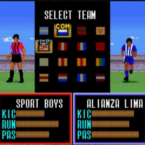 Super Formation Soccer 2 - Menu