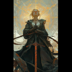 Lady with sword