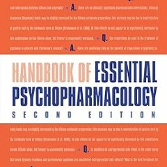 [^PDF]-Read Handbook of Essential Psychopharmacology PDF Ebook By  Dr Ronald W Pies M.D. (Author)