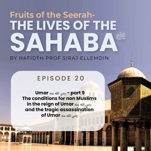 Seerah Program By Hafiz Prof Siraj Ellemdin - Fruits of the Seerah - Episode 20