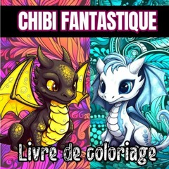 Télécharger le PDF Chibi Fantastique: Livre de coloriage : pour adultes et adolescent - 37 coloria