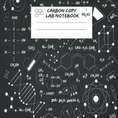 [Access] EPUB KINDLE PDF EBOOK carbon copy lab notebook: chemistry notebook, A large