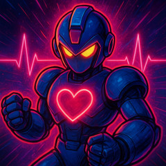 Neon Heartbeat 💓🎸⚡️