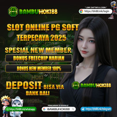 BAMBUHOKI88: Situs Slot Online PG Soft Deposit Via BANK BALI