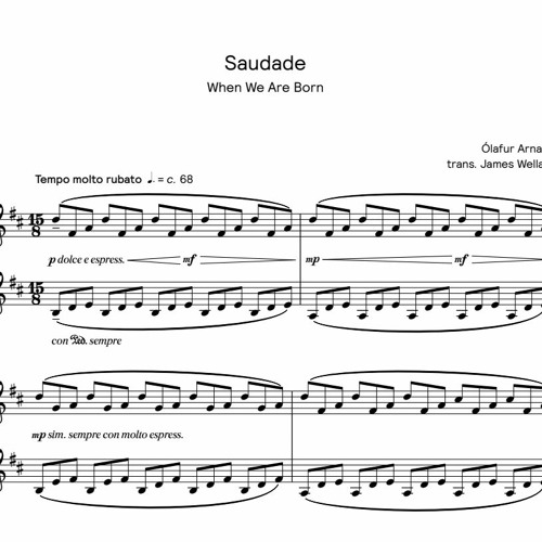 Ólafur Arnalds' "Saudade"