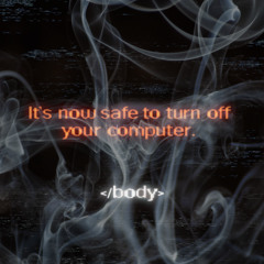 It's now safe to turn off your computer.