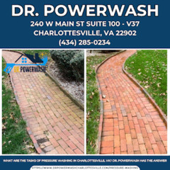 What Are The tasks of Pressure Washing in Charlottesville, VA? Dr. Powerwash Has the Answer