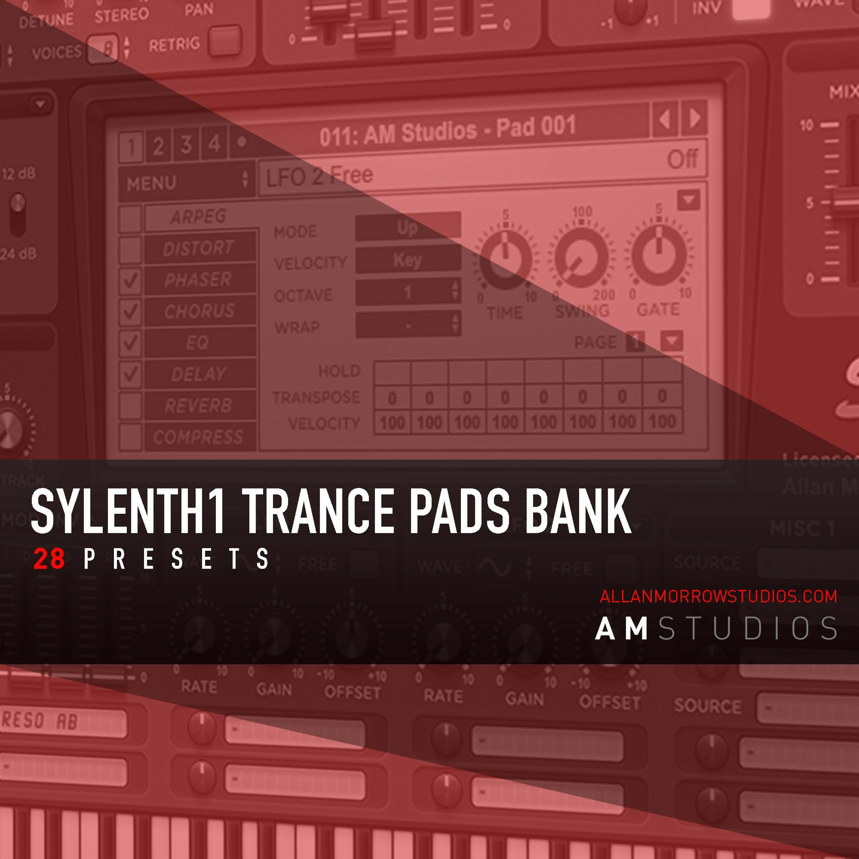 AM Studios - 28 x Sylenth1 Trance Pads - allanmorrowstudios.com ***OUT NOW*** episode artwork