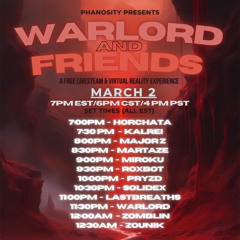 Warlord And Friends: Major Z [03.02.]