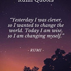 Free Read PDF  Rumi's Quotes