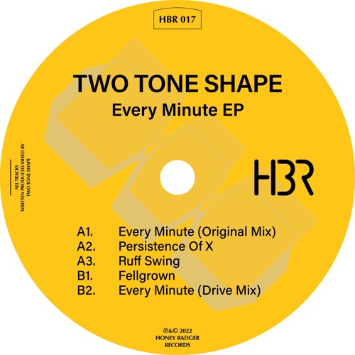 [HBR017] Two Tone Shape - Every Minute EP