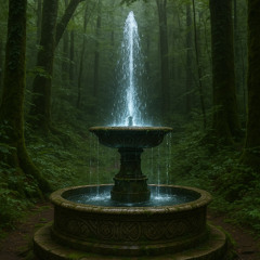 A fountain in the forest