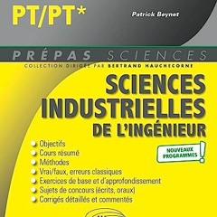 Télécharger eBook Sciences industrielles de l'ingénieur PT/PT* - Programme 2022 en format epub TS