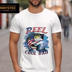 Reel Cool Dad 4th Of July Fish Shirt