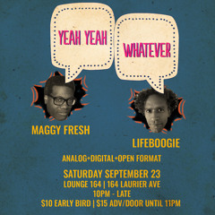 2023-09-23 Yeah Yeah…Whatever! live@Lounge164