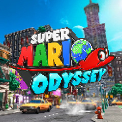 Super Mario Odyssey - New Donk City Day (8-bit NES Cover)