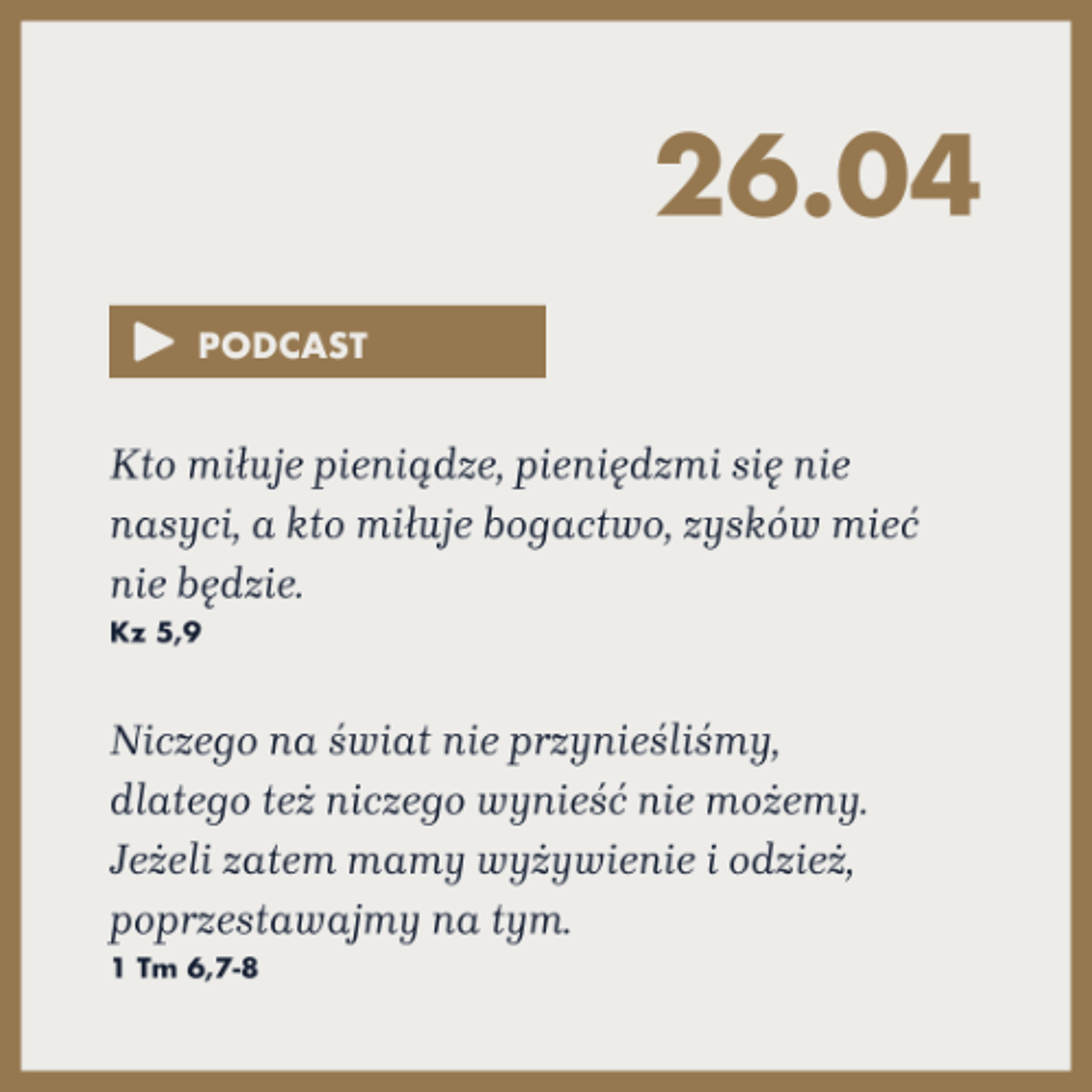 Poranek ze Słowem na 26 kwietnia 2025 episode artwork
