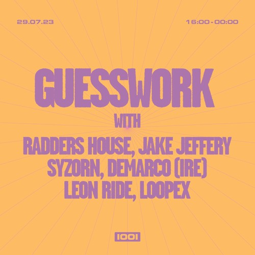 Jake Jeffery @ Guesswork 2023