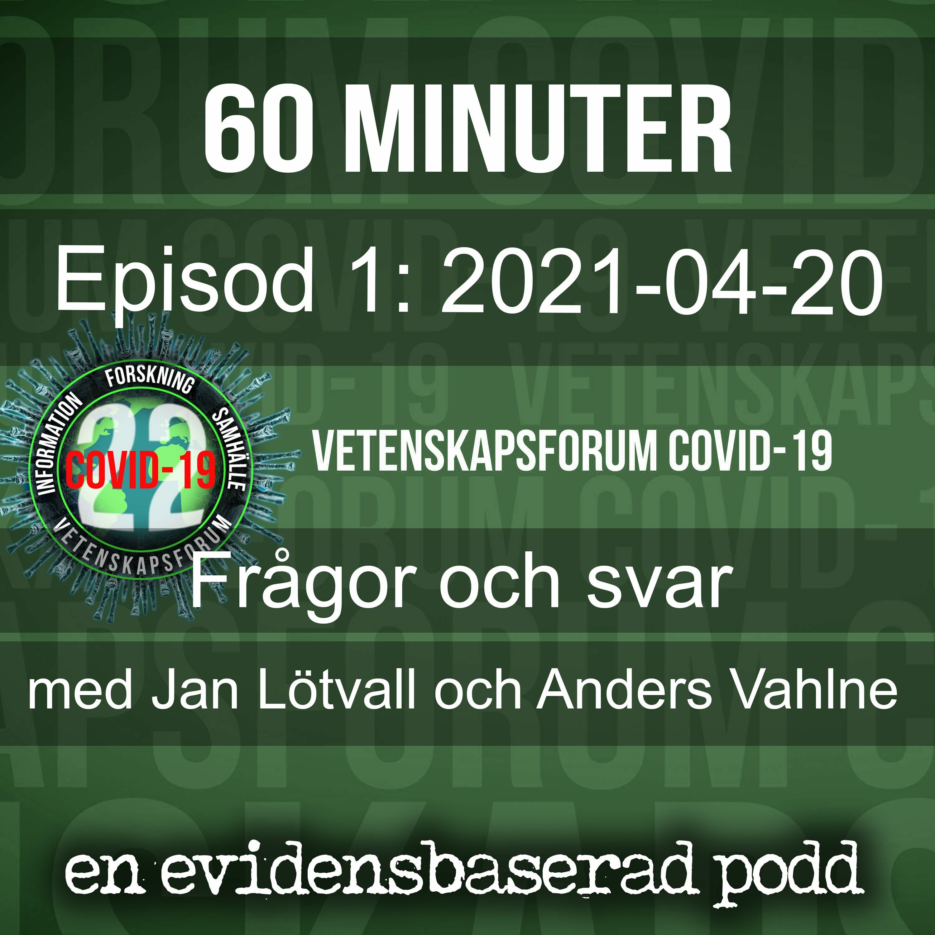 Vetenskapsforum covid-19